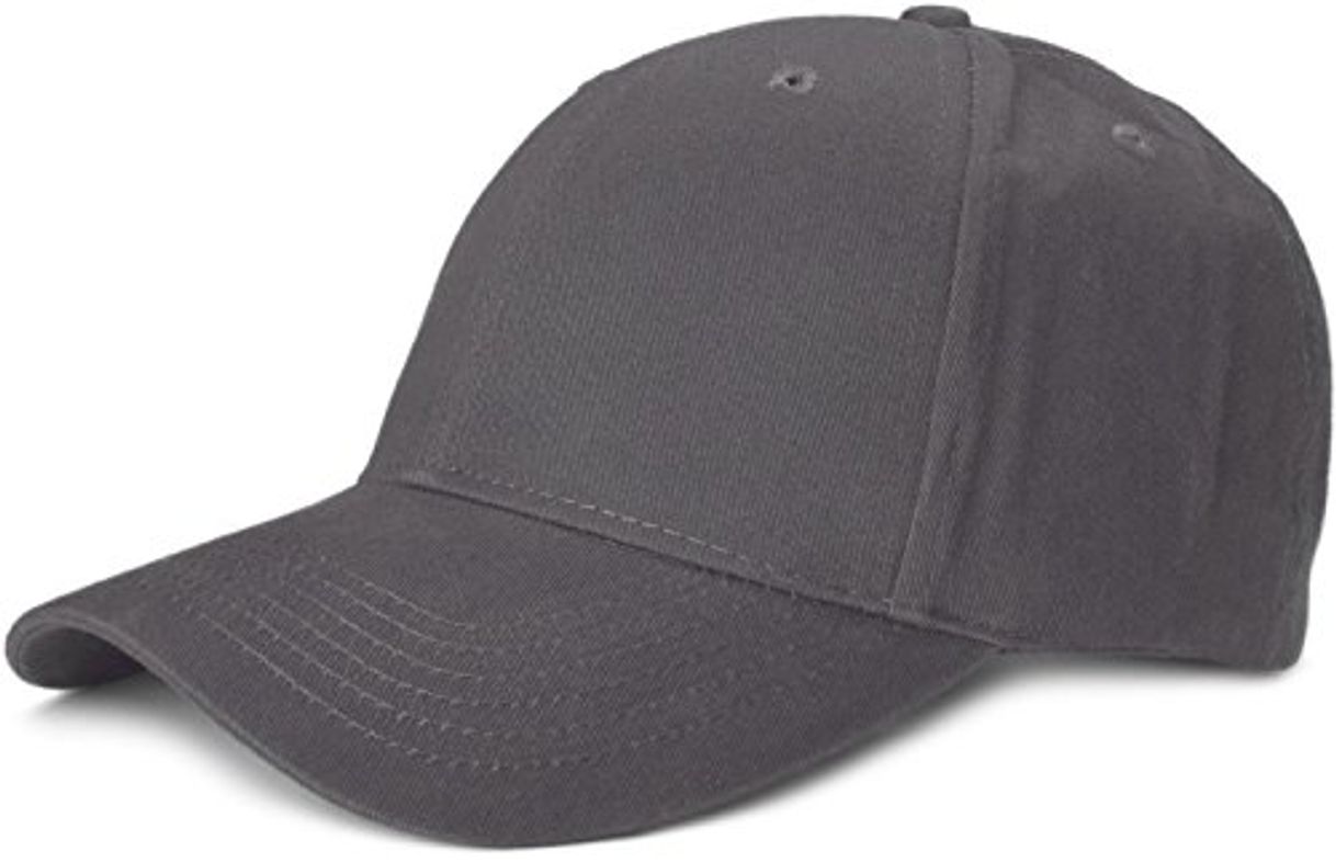 Moda styleBREAKER Gorra clásica de 6 Paneles con Superficie cepillada, Gorra de béisbol,