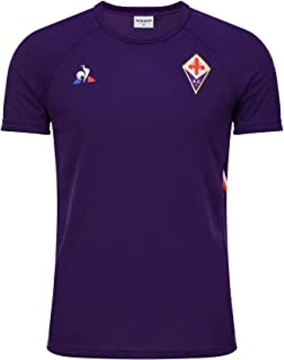 Le Coq Sportif Fiorentina Training tee SS M Cyber Grape Camiseta