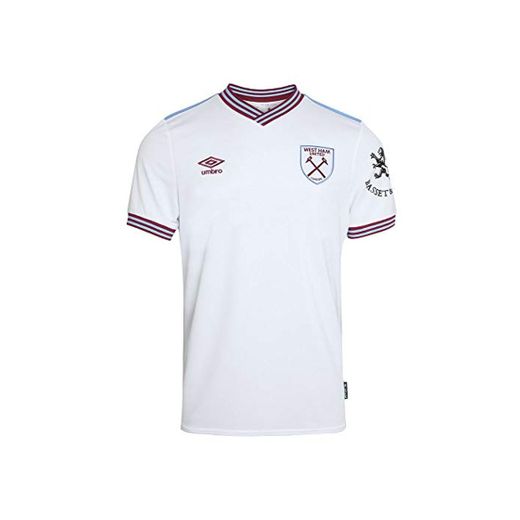 Umbro 2019-2020 West Ham Away - Camiseta de fútbol, blanco, Medium Boys