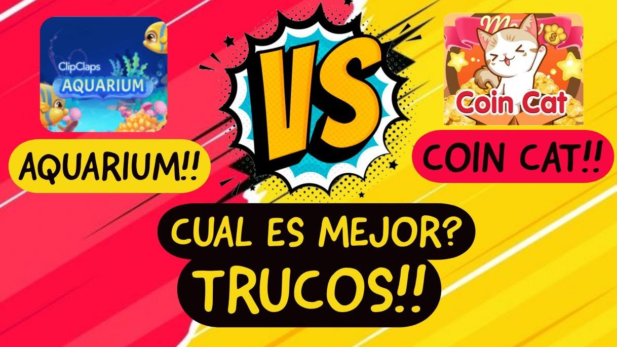 App COIN CAT vs AQUARIUM cual es MEJOR? 🥇 mas TRUCOS ... 