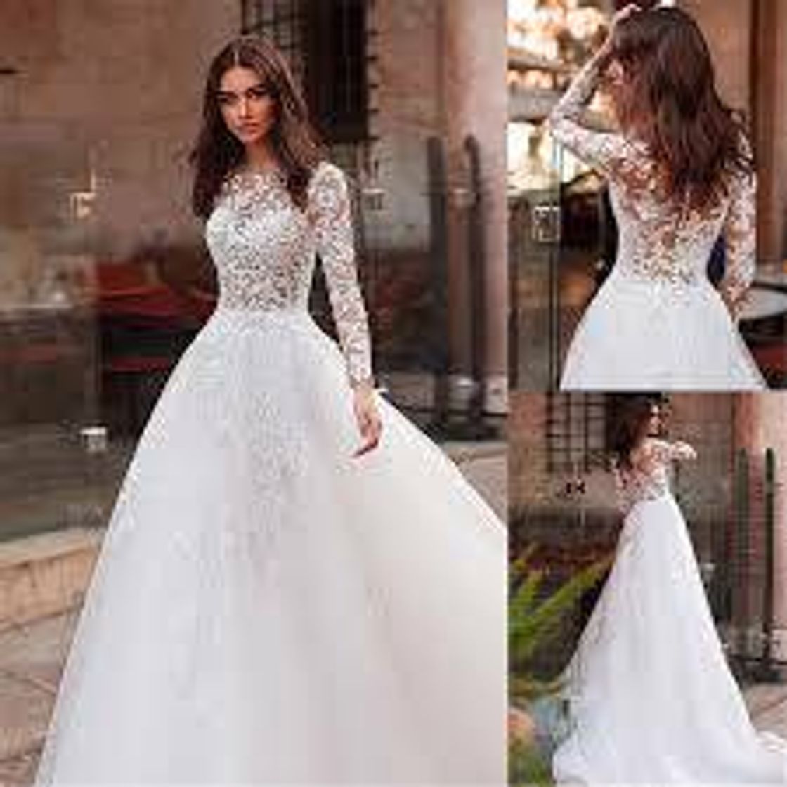 Fashion Vestido👰 encaje 3