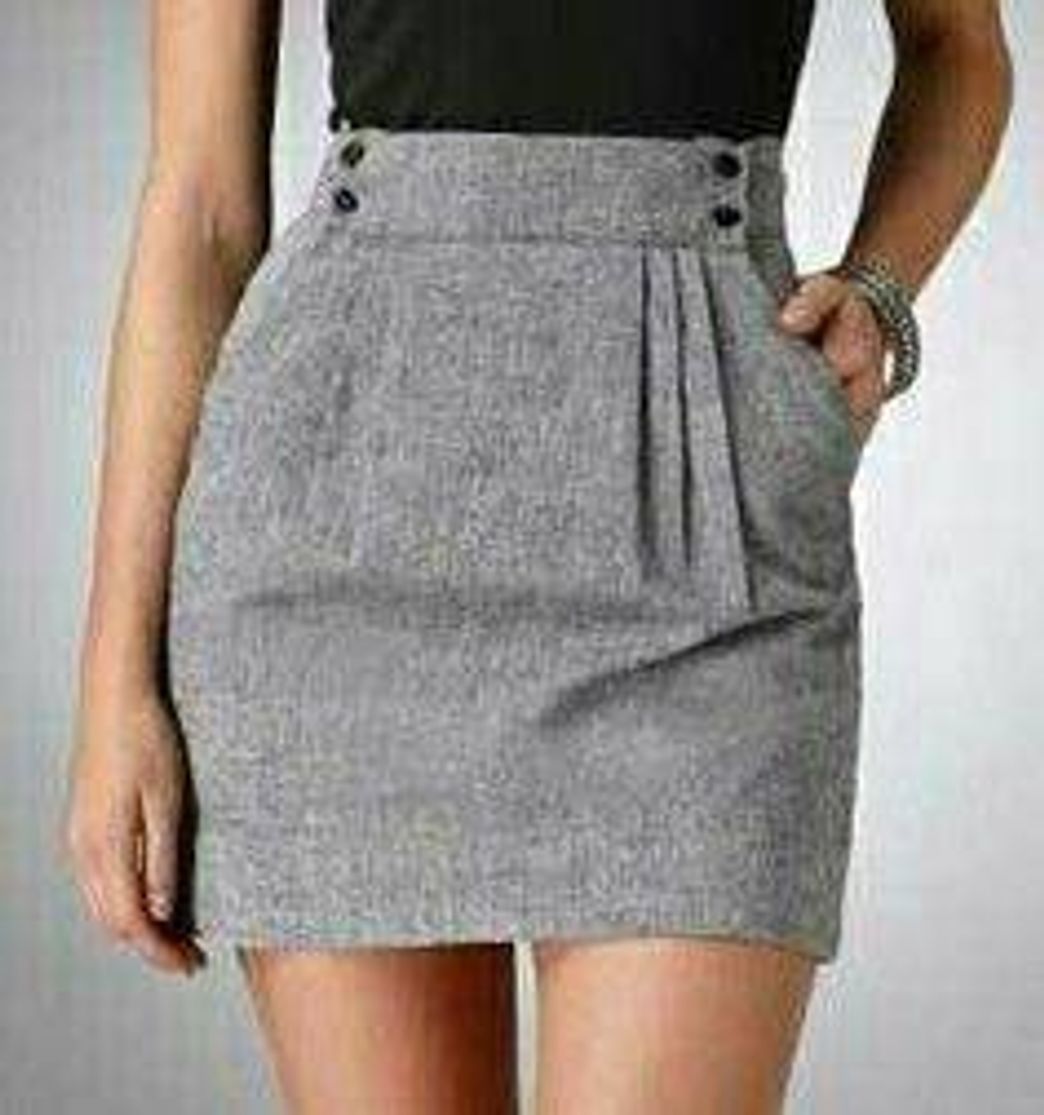 Fashion Falda gris