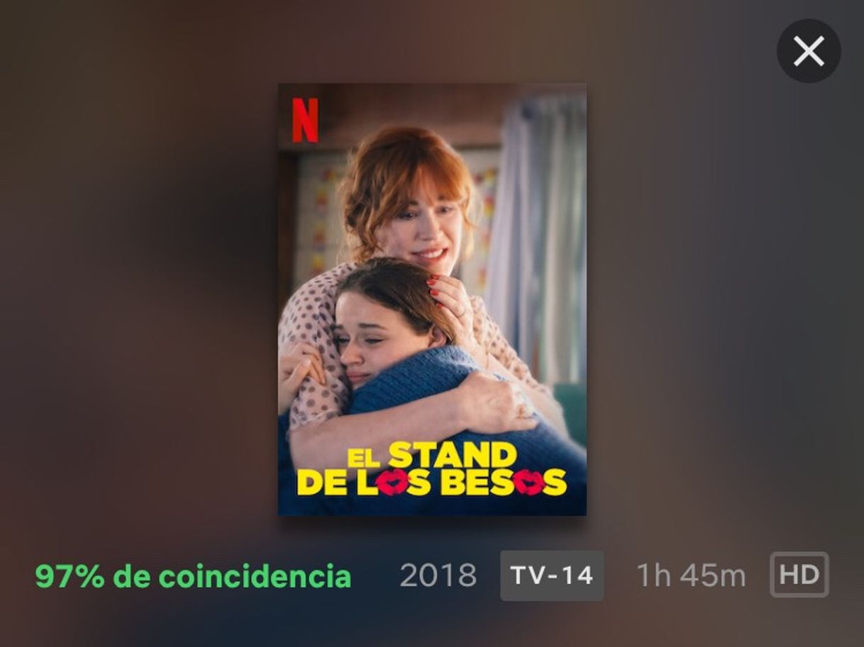 Película El stand de los besos