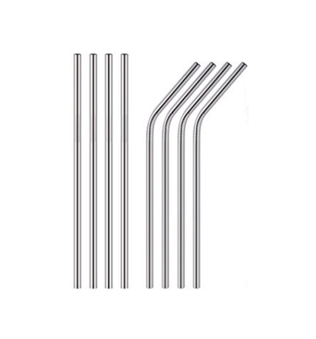 Social Pajitas de metal reutilizables 