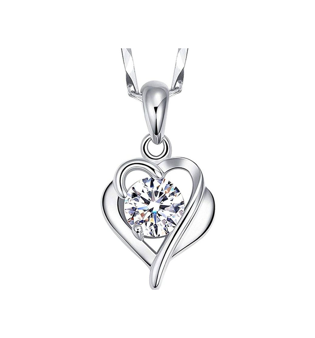 Social Collar de plata con colgante