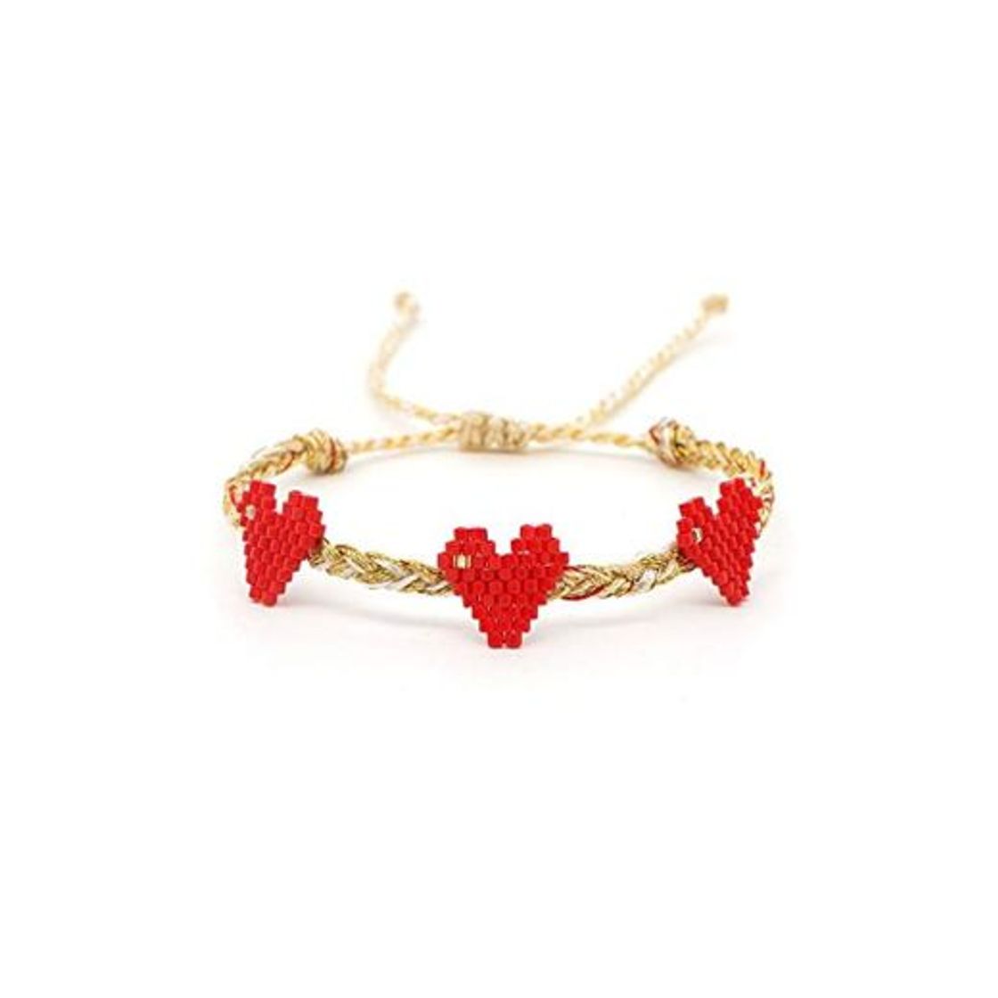 Social Nobrand Pulsera De Cuerda Pulsera De Corazón Miyuki Mujeres Pulseras Mujer Vsco Chica Acessorios Joyas Brazalete Trenzado Hecho A Mano