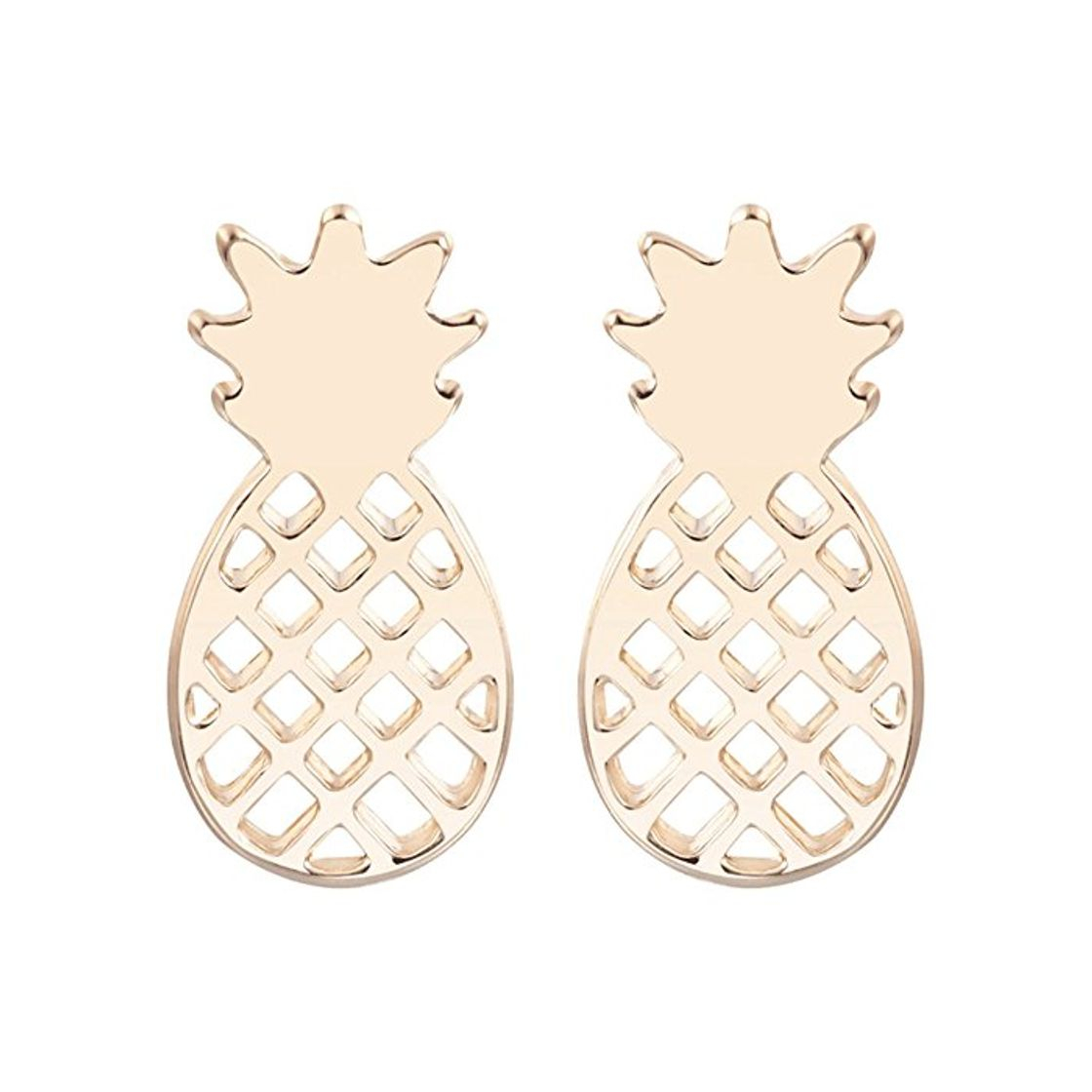 Social zmvise Stud Pendientes chapado en plata Brincos BFF Ear Stud Feather Dream