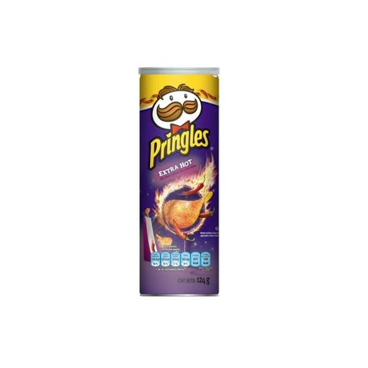 Papas Pringles extra hot 124 g