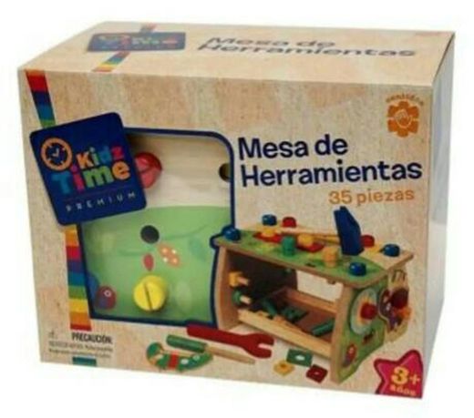 Mesa de Herramientas Kidz Time 35 Piezas