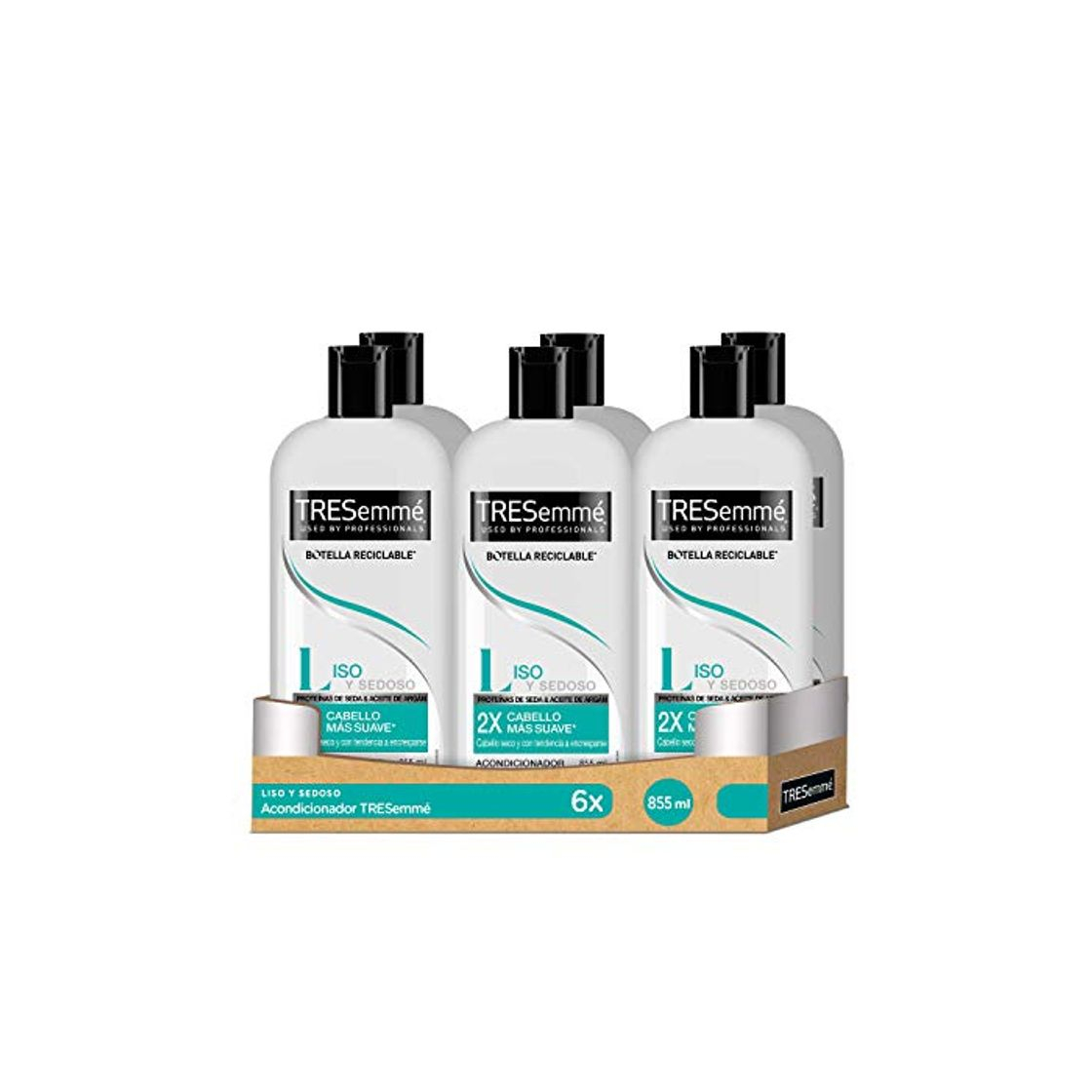 Producto TRESemmé Acondicionador Liso y Sedoso 6 x 855 ML