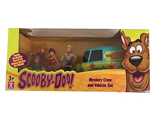 New Scooby Doo Mystery Solving Crew Figures & Van Mini Playset 3