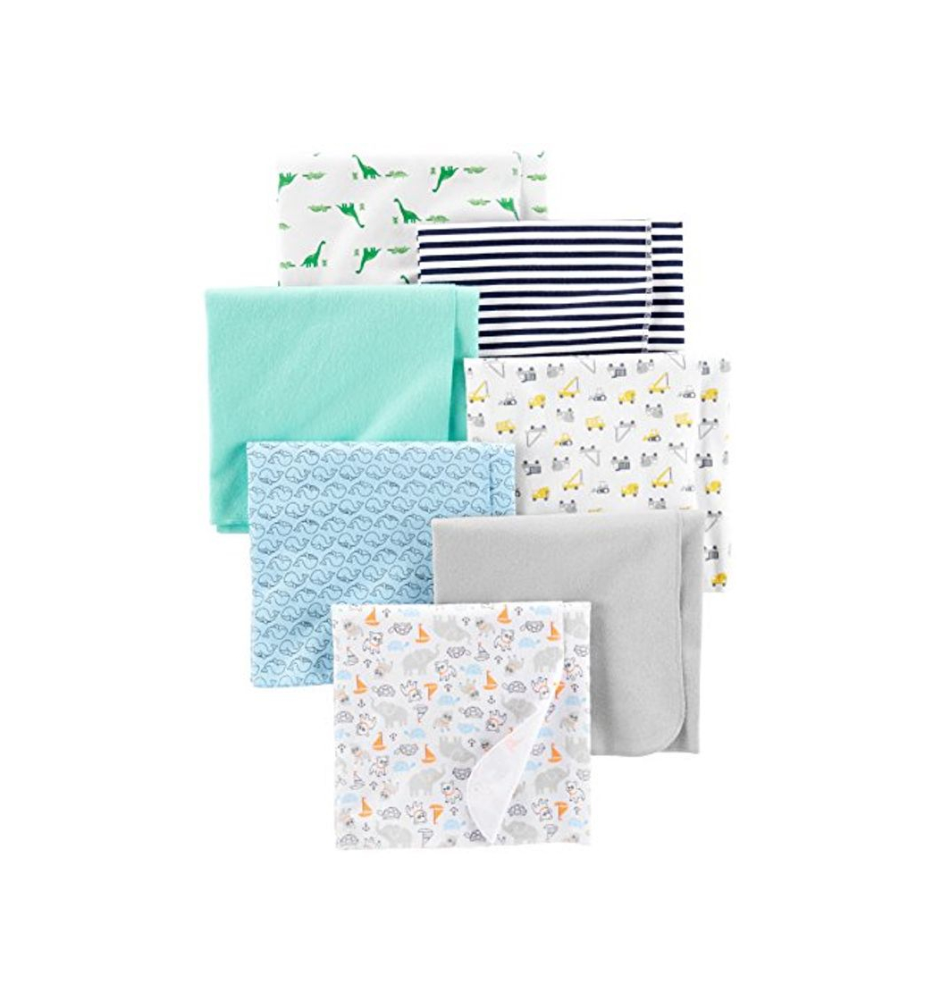 Social Simple Joys by Carter's - Juego de 7 mantas de franela para
