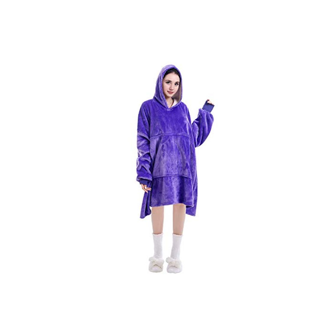 Social Sudadera con Capucha de Gran tamaño