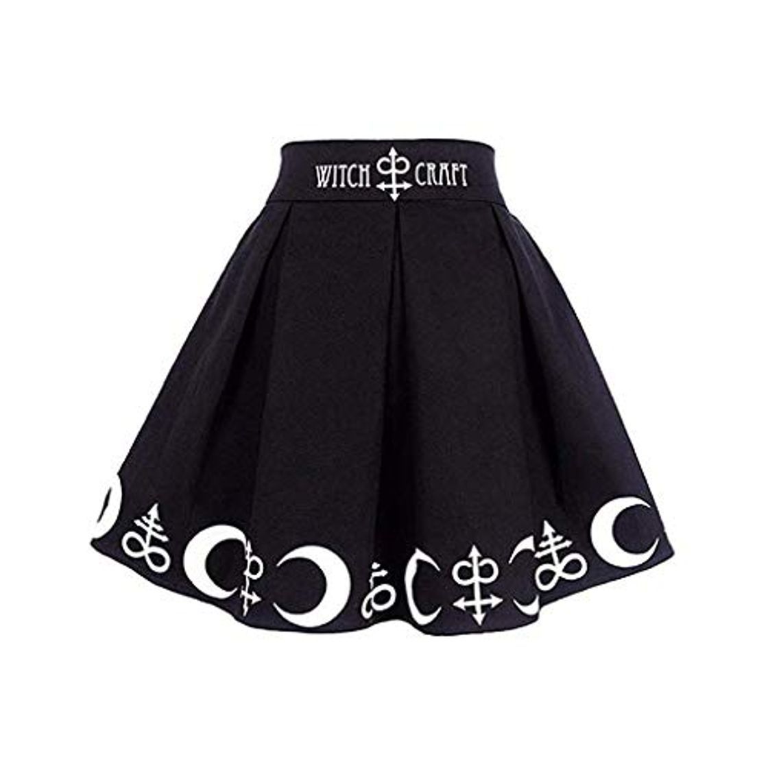 Social HCFKJ Faldas Mujer Cortas Mujeres GóTico Punk BrujeríA Luna Magia Hechizo SíMbolos