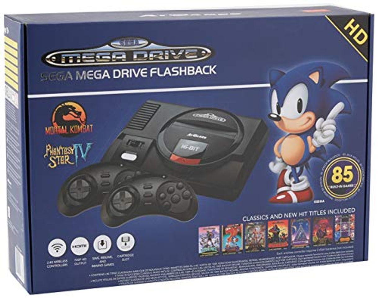 Social Import - Consola Retro Sega Mega Drive Wireless HD