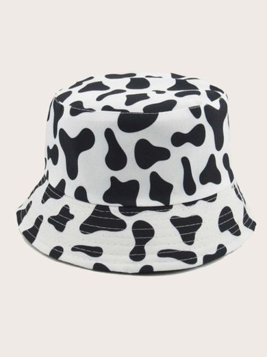 Sombrero estampado vaca