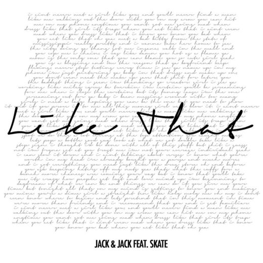 Jack & Jack - Like That (Feat. Skate) (Official Music Video) - YouTube