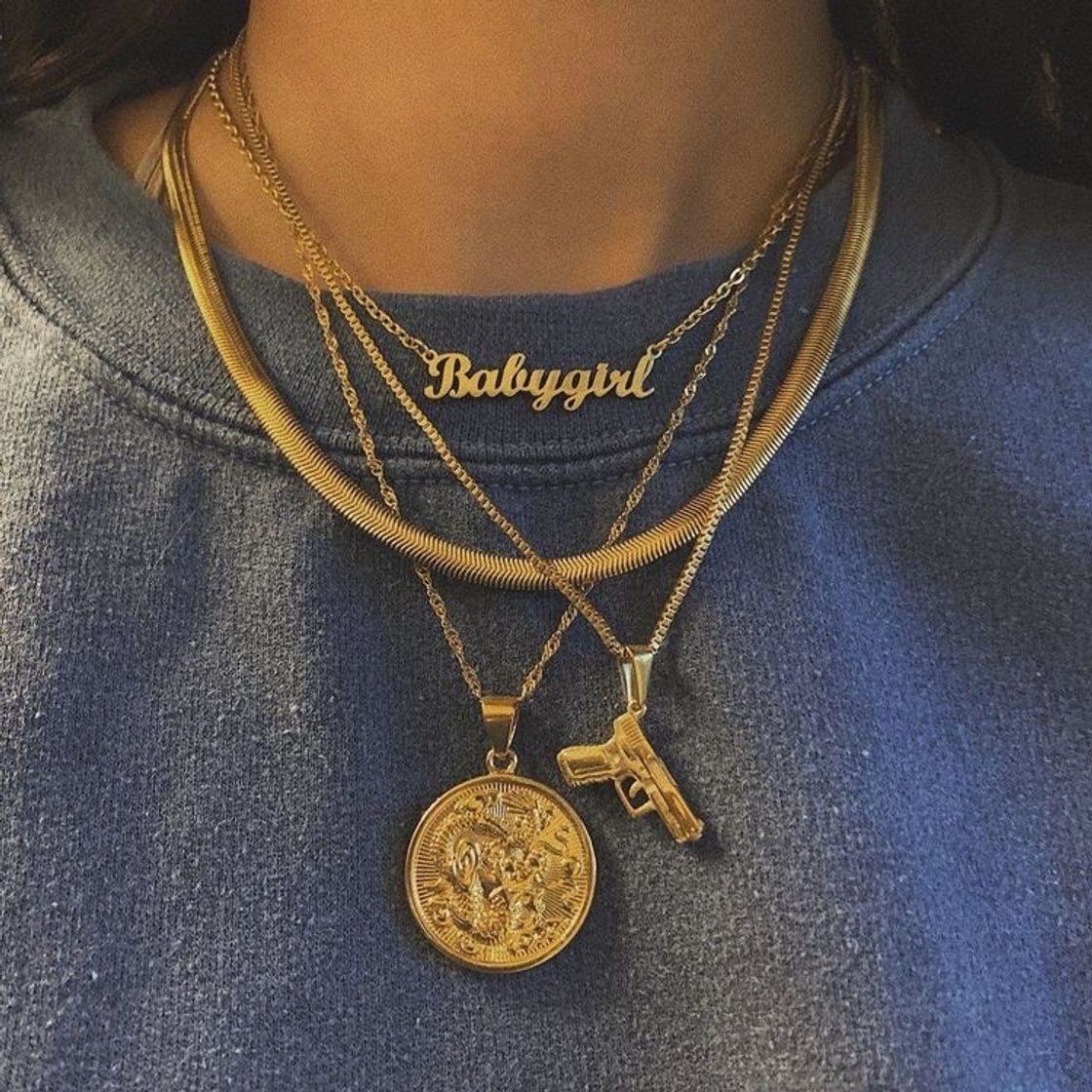 Social Halukakah Cadenas de Oro Hombre