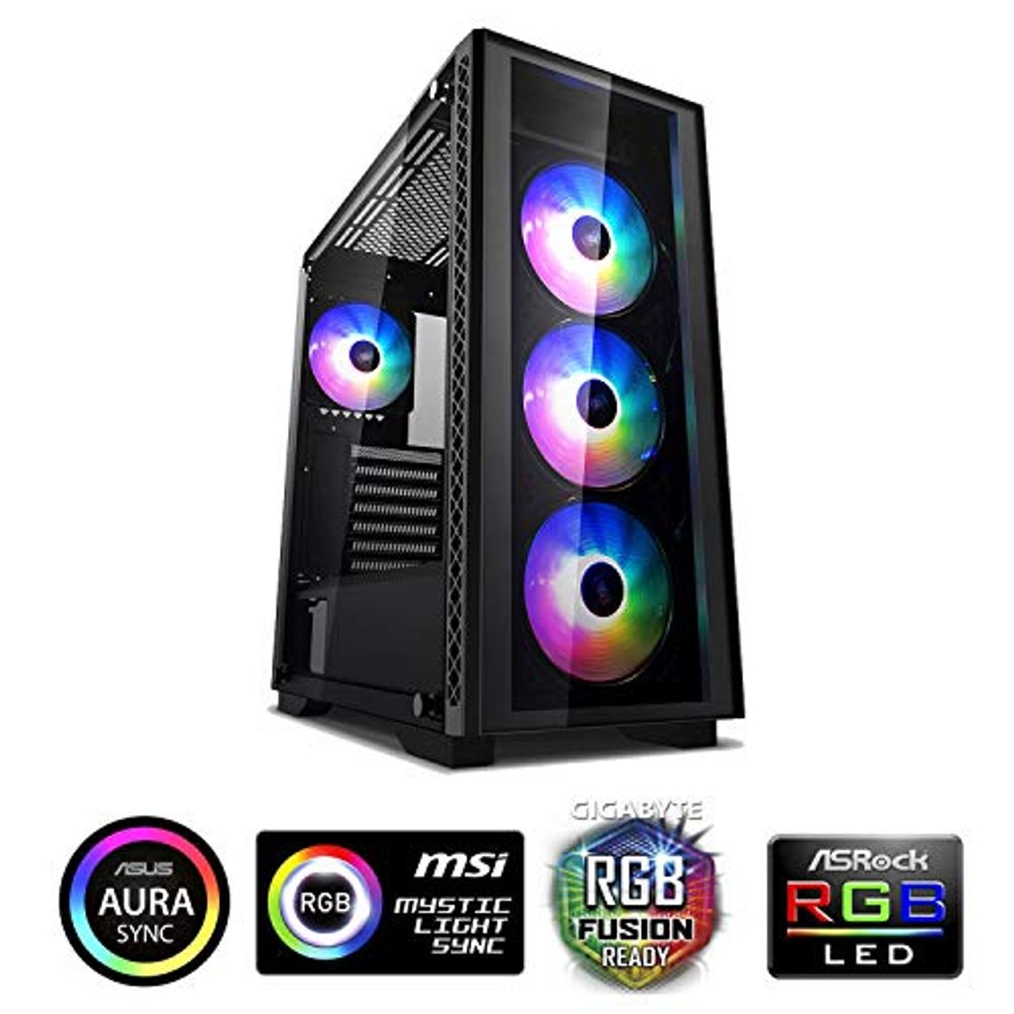 DeepCool Matrexx 50 Black Case ATX USB 3.0 PC Gaming 0,6 mm