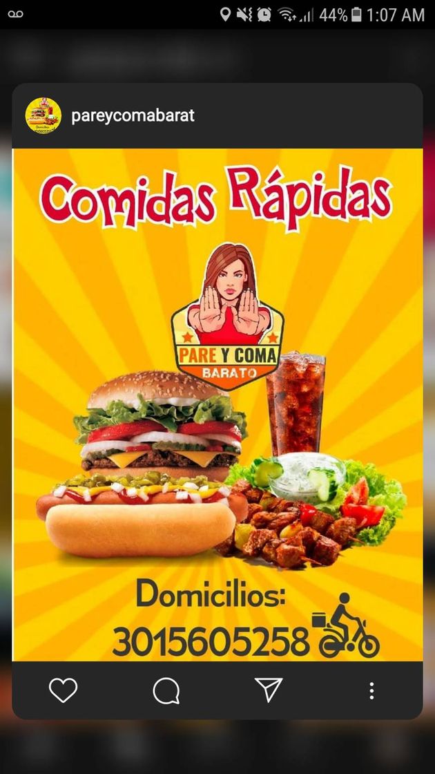 Restaurant Pare y coma! Comida rápidas en Riohacha