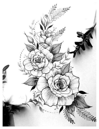 Florais tatuagem 