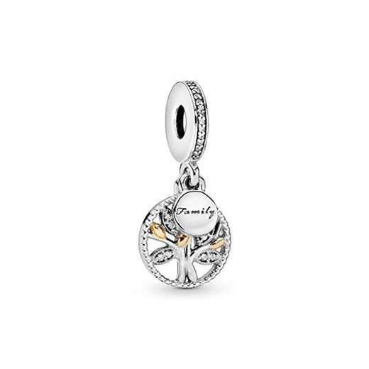 PANDORA Accesorios Mujer Oro Vermeil circón Talla Baguette