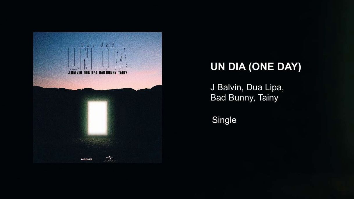 Music UN DIA (ONE DAY) (Feat. Tainy)