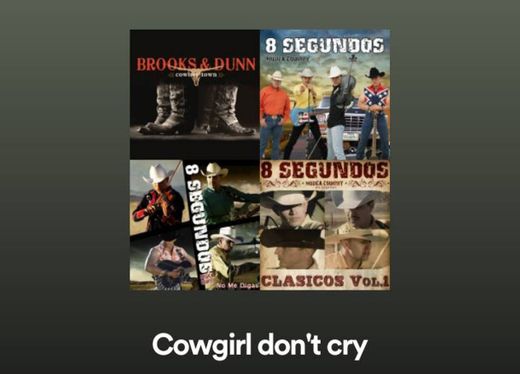 Playlist: Cowgirl don't cry