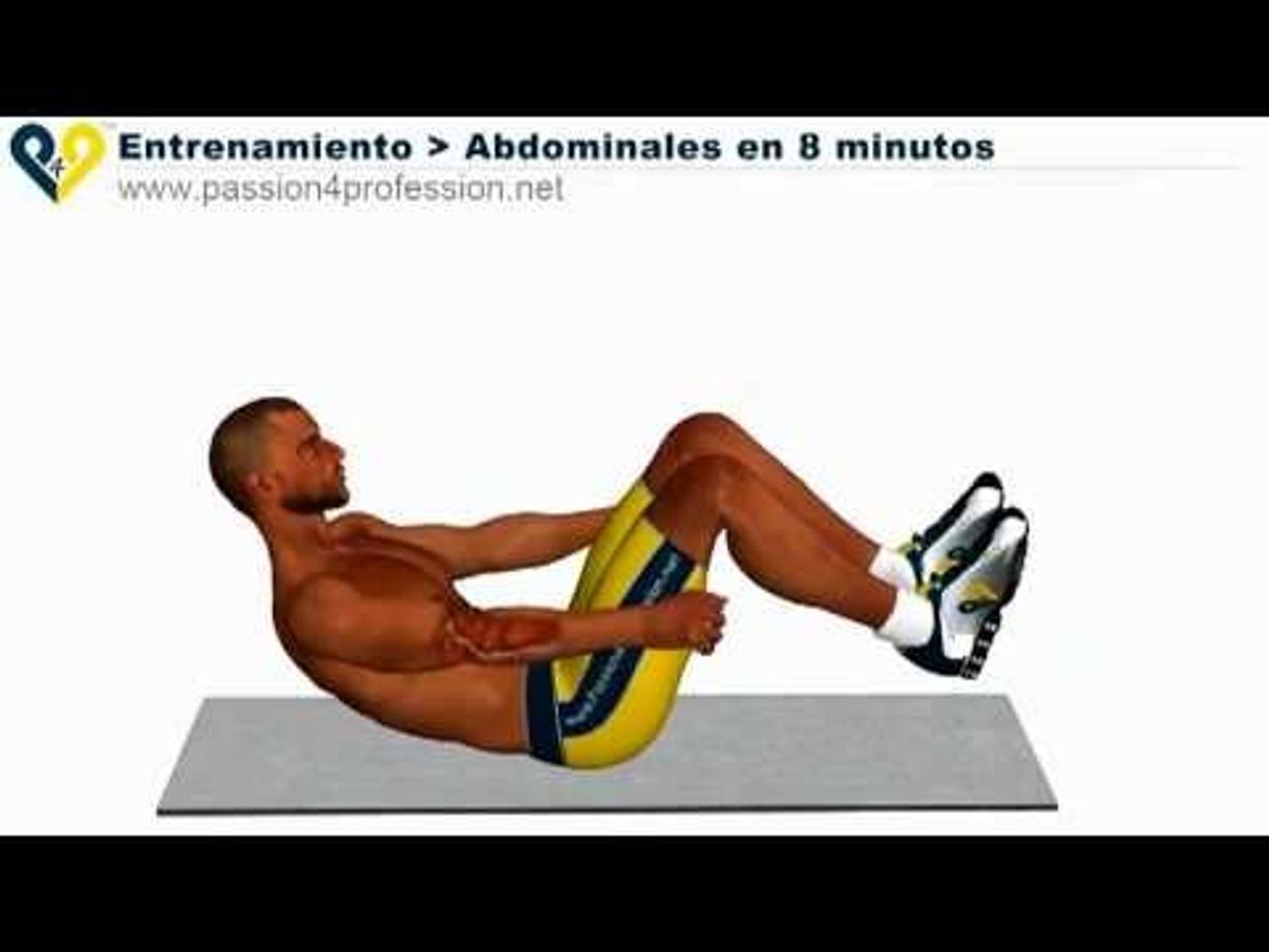 Moda Abdominales en 8 minutos, entrenamiento para hacer abdominales ...