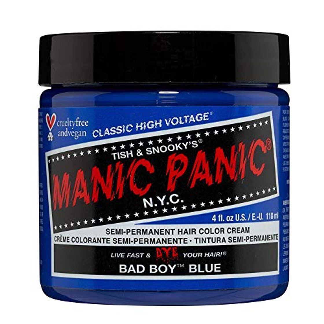 Social Manic Panic - Crema semipermanente para el pelo en tarro