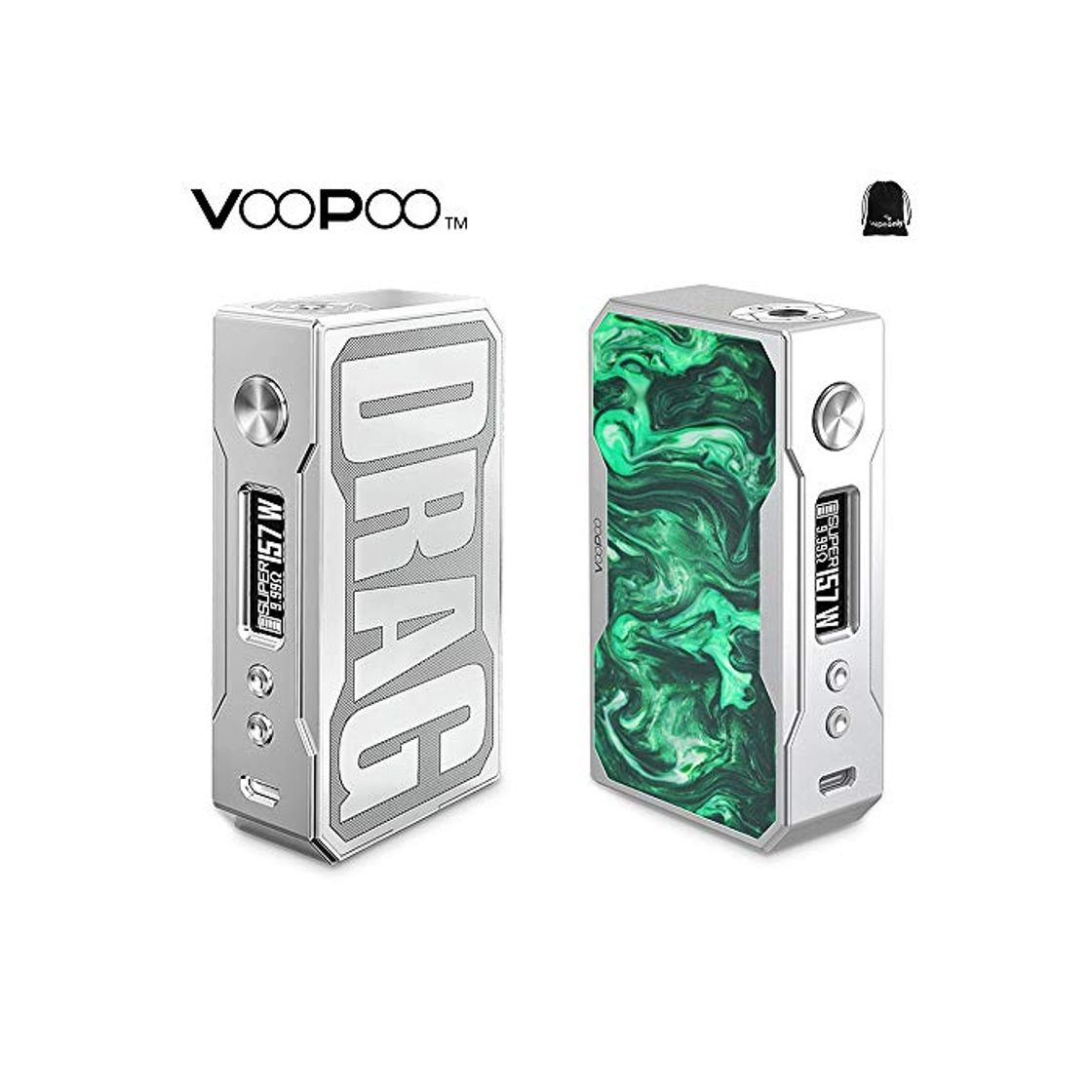 Product Original VOOPOO DRAG 157W TC Box MOD Cigarrillo electrónico Vape Mod con