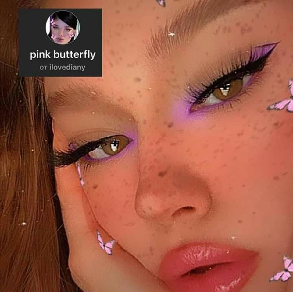 Fashion pink butterfly 