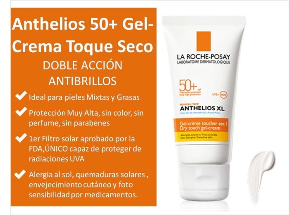 Beauty Anthelios XL Gel Crema Toque Seco Color SPF 50 50ML LA ROCHE