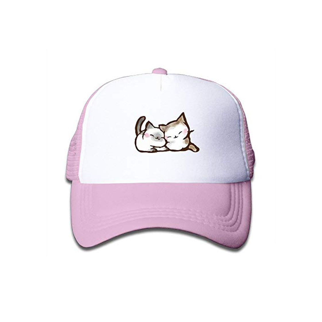 Social Zcfhike Gorro de Malla para niños Kawaii Cat Trucker para niños Fashion3