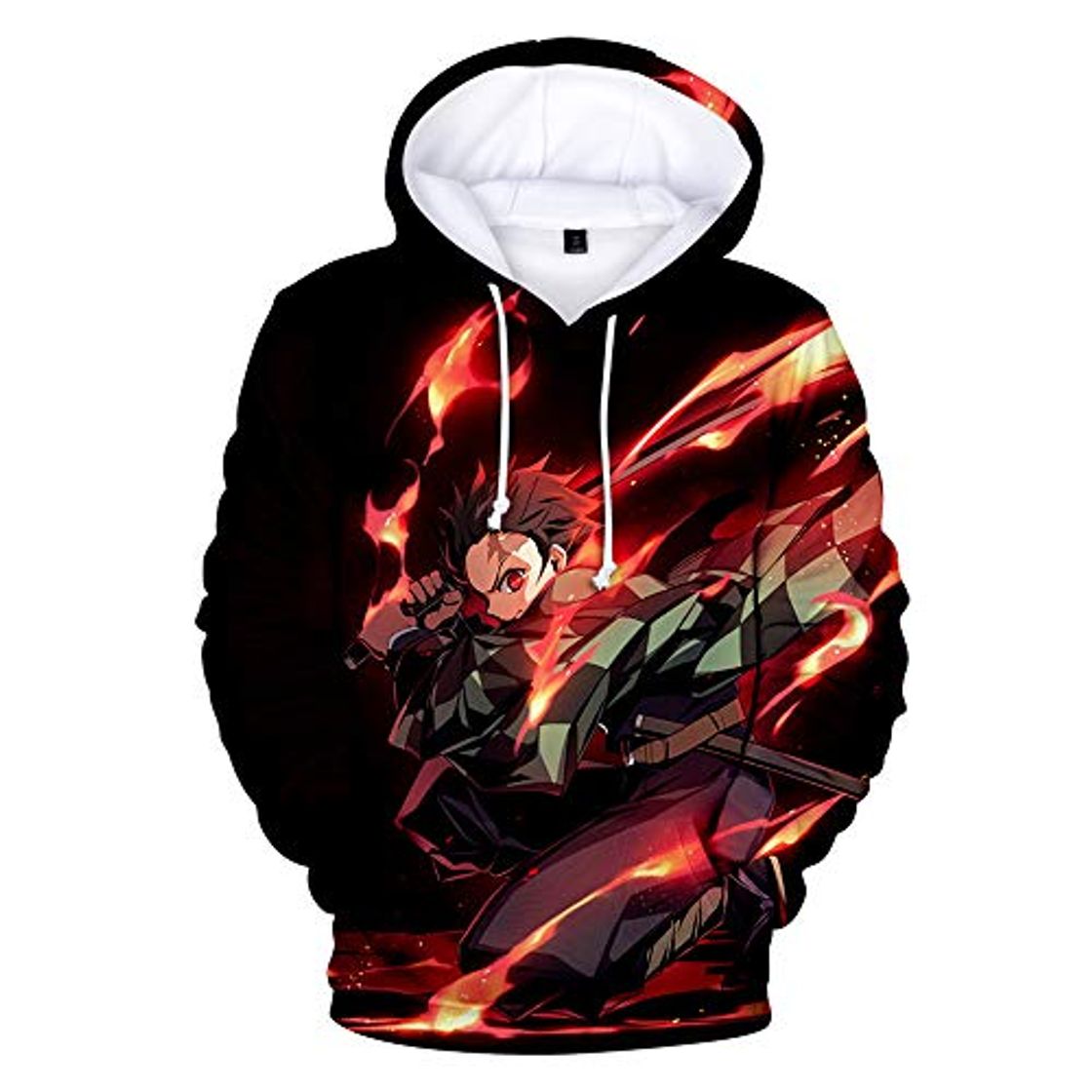 Producto Synona Kimetsu No Yaiba Sudaderas con Capucha 3D Impreso Casual Pullover Sweatshirt