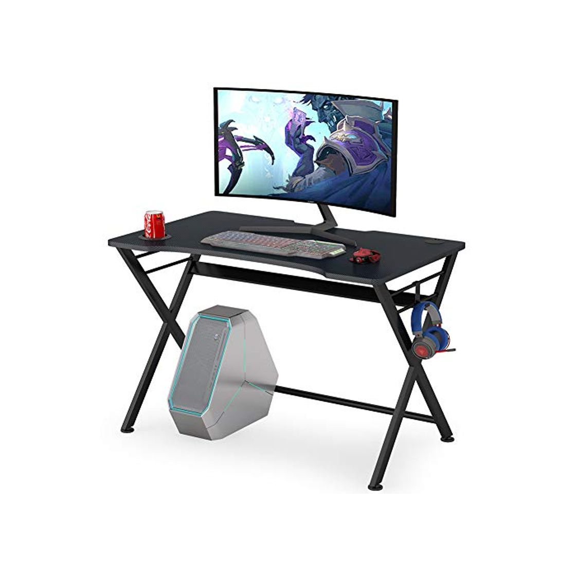 Productos Tribesigns Computer Gaming Desk Mesa de escritorio para PC Gaming