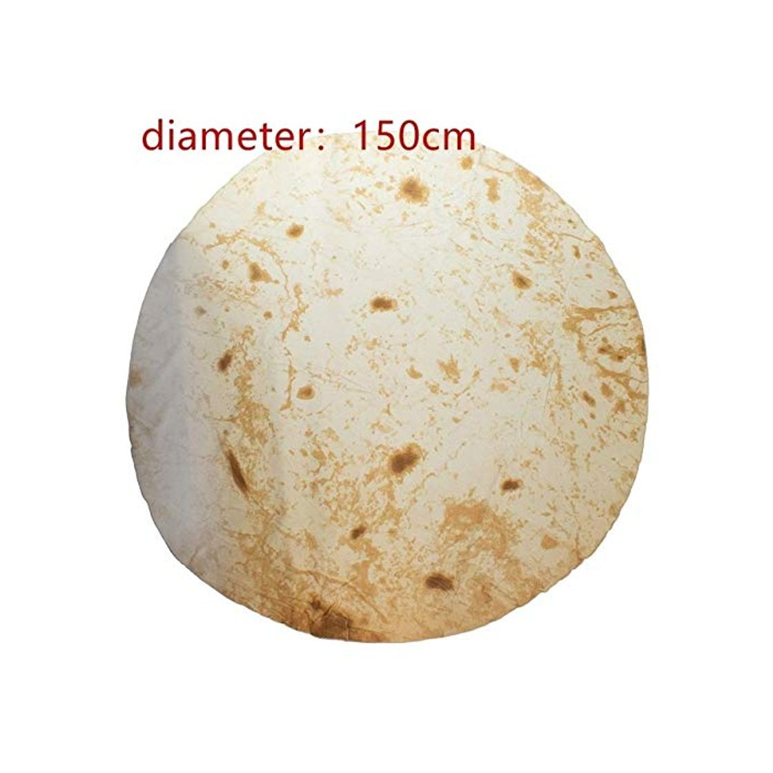 Productos GEINIFAFA Cobija Manta Tortilla Sommerbett Decke Fleece warmes Sofá weiche Reise Decke Essen Flanell lustige Pl & uuml; sch Teppich