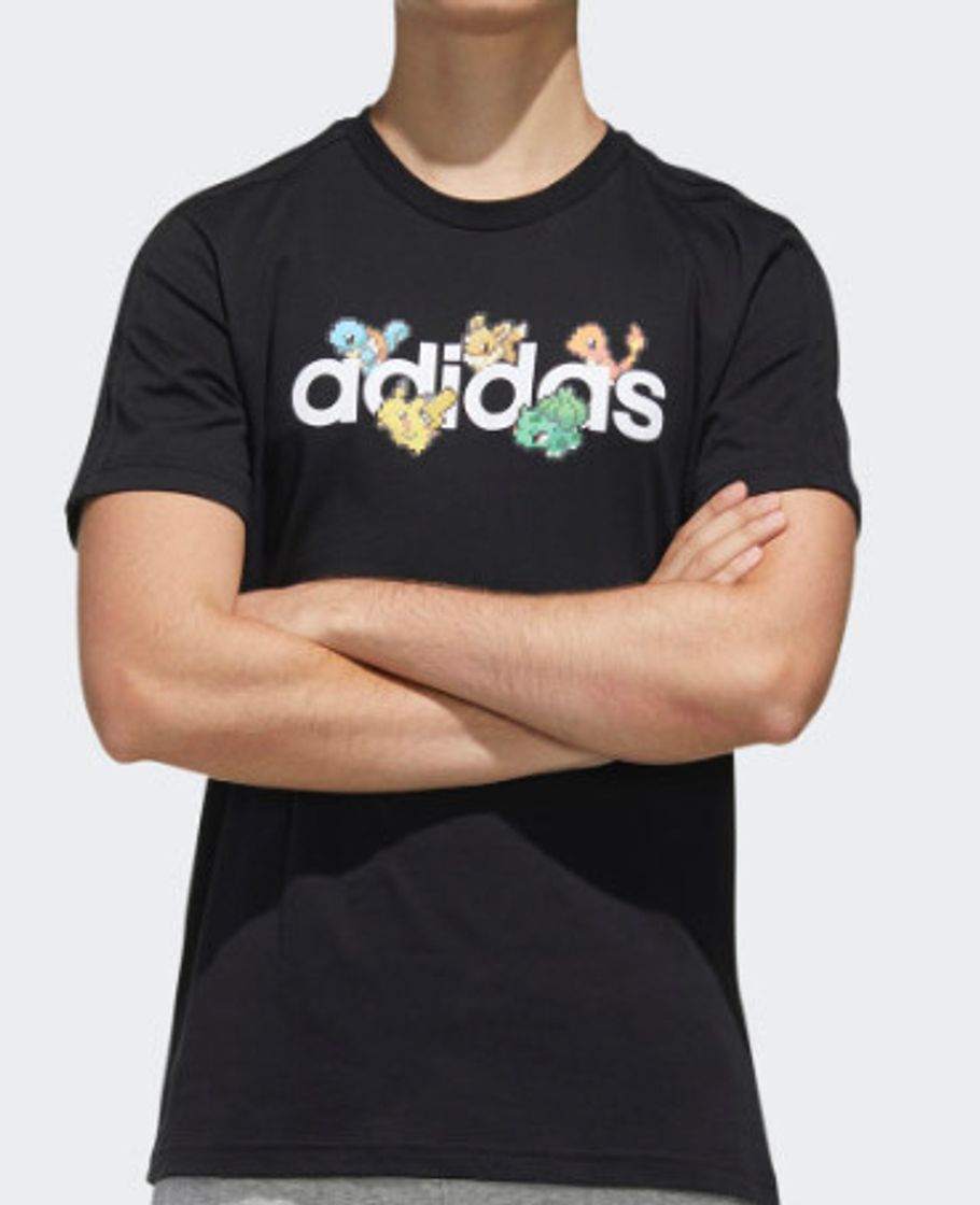 Moda adidas Playera Pokémon Pixeled - Negro | adidas Mexico