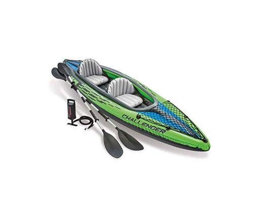 Intex 68306NP - Kayak hinchable Challenger K2 con 2 remos