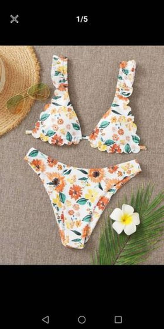 Fashion Bikini shein estampado floral