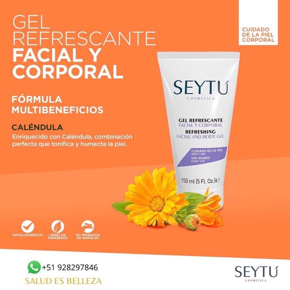 Moda Gel Refrescante Facial y Corporal❤️