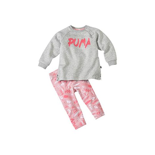 PUMA Minicats Girls AOP Set FL Chándal