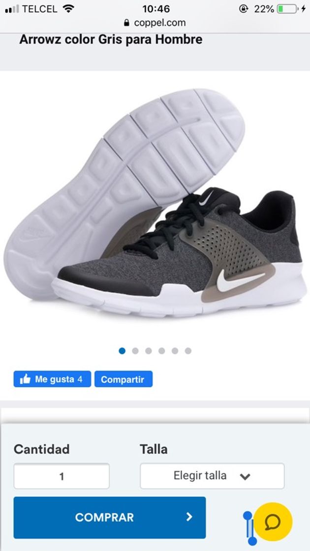 Moda Tenis Nike Arrowz color Gris para Hombre
sku: 811374
$699