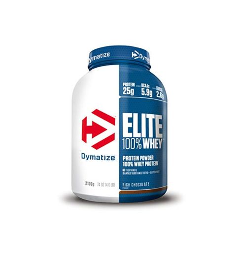 Dymatize Elite Whey Rich Chocolate 2,1Kg - Pulverizador de alta Poteína y