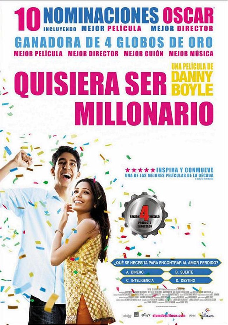 Película Quisiera ser millonario 