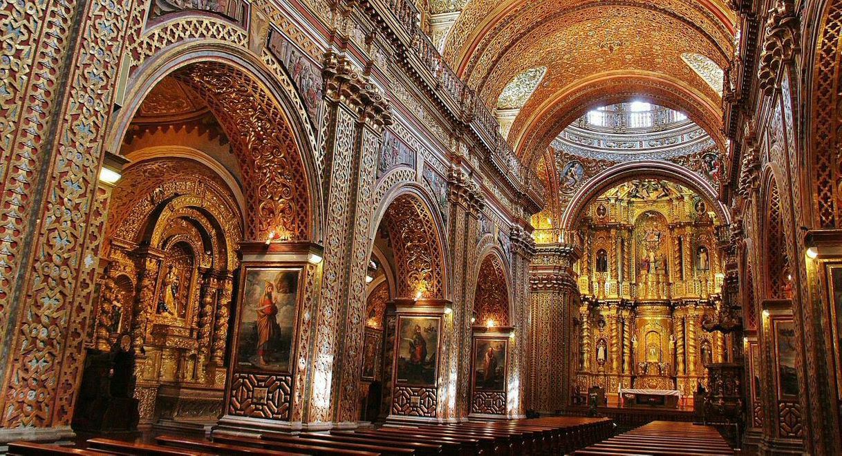 Place Iglesia de la Compañía de Jesus, Quito, Ecuador