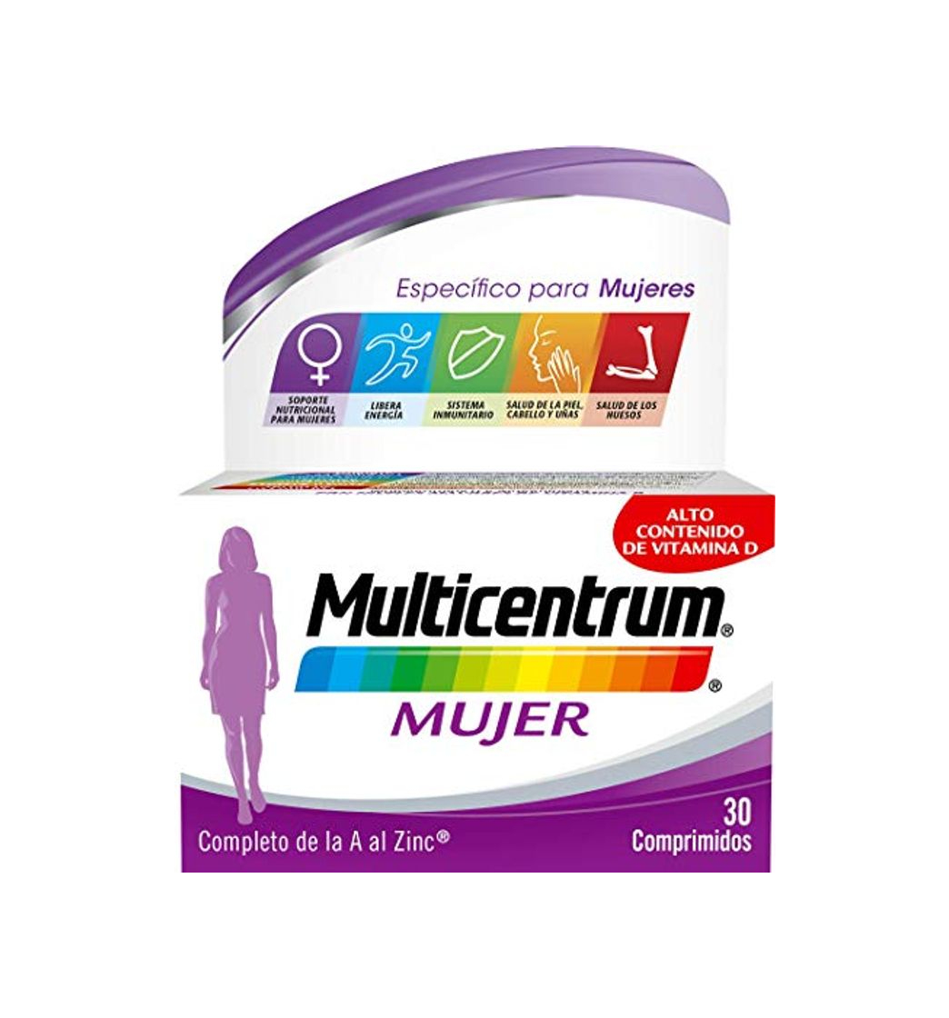 Social Multicentrum Mujer Complemento Alimenticio con 13 Vitaminas y 11 Minerales