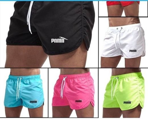 Pnma Men Summer Shorts de secado rápido Shorts de playa de n