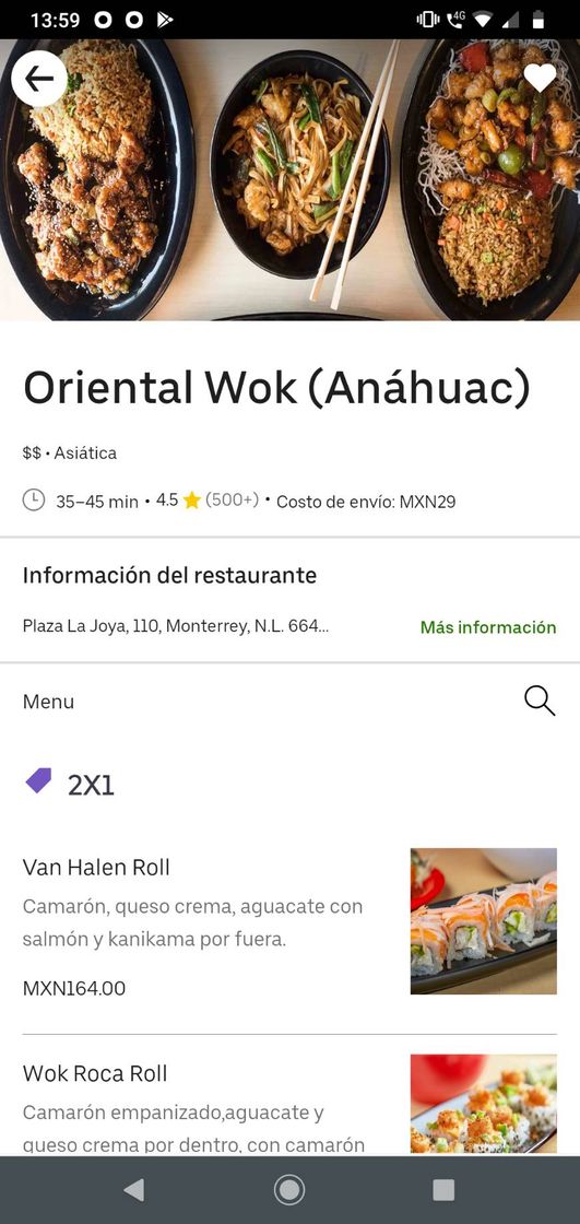 Restaurants Oriental Wok Anahuac