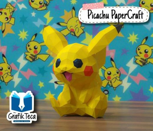 Plantilla PaperCraft pikachu pokemon